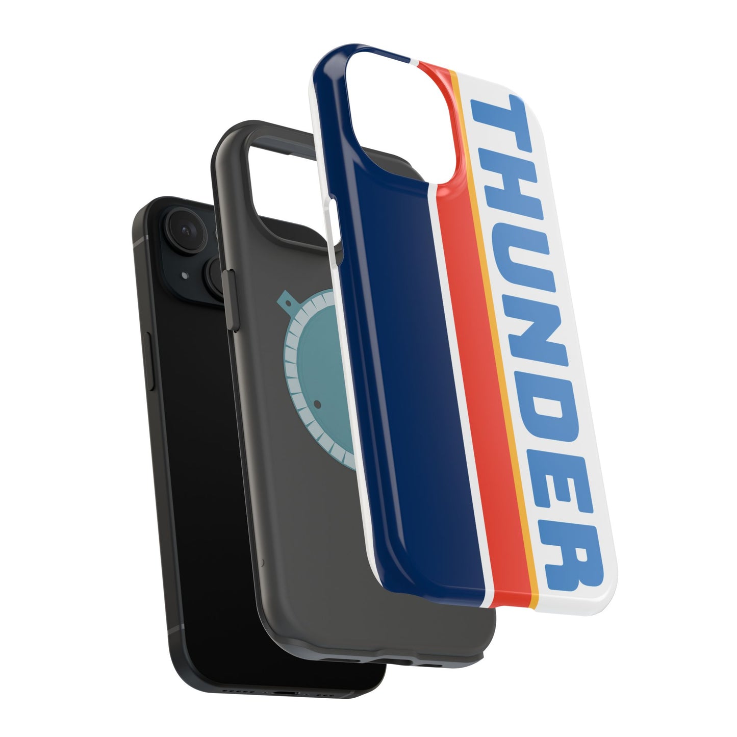 Thunder Phone Case, Magnetic Phone Case, Retro Phone Case, Basketball Gifts