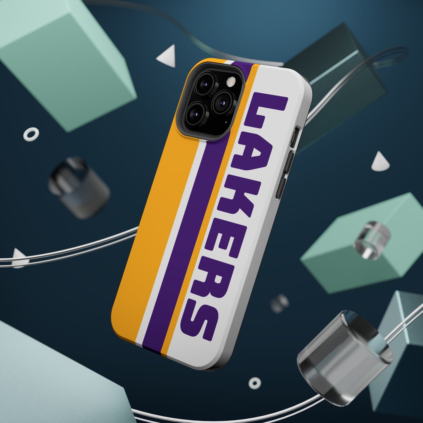 Lakers Phone Case, Magnetic Phone Case, Retro Phone Case, Basketball Gifts