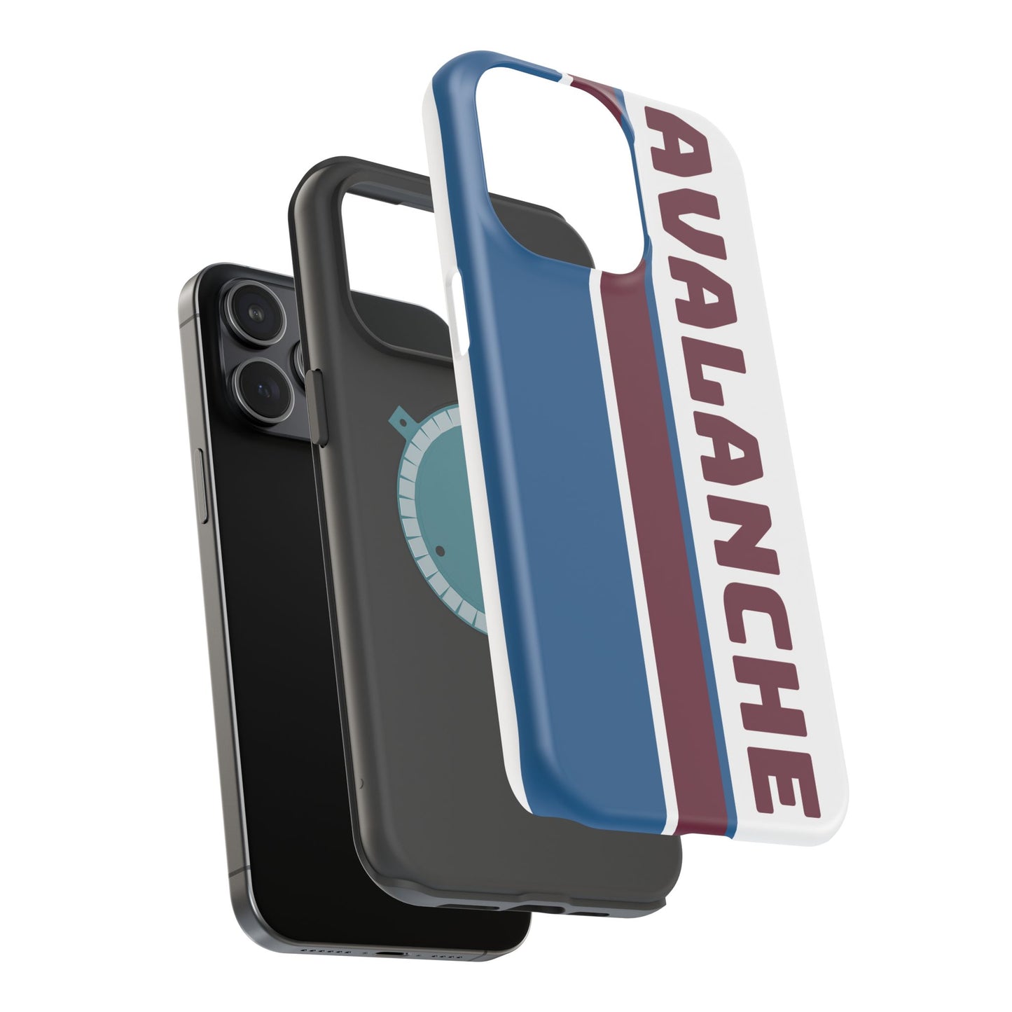 Avalanche Phone Case, Magnetic Phone Case, Retro Phone Case, Matte/Glossy Phone Case, Hockey Gifts