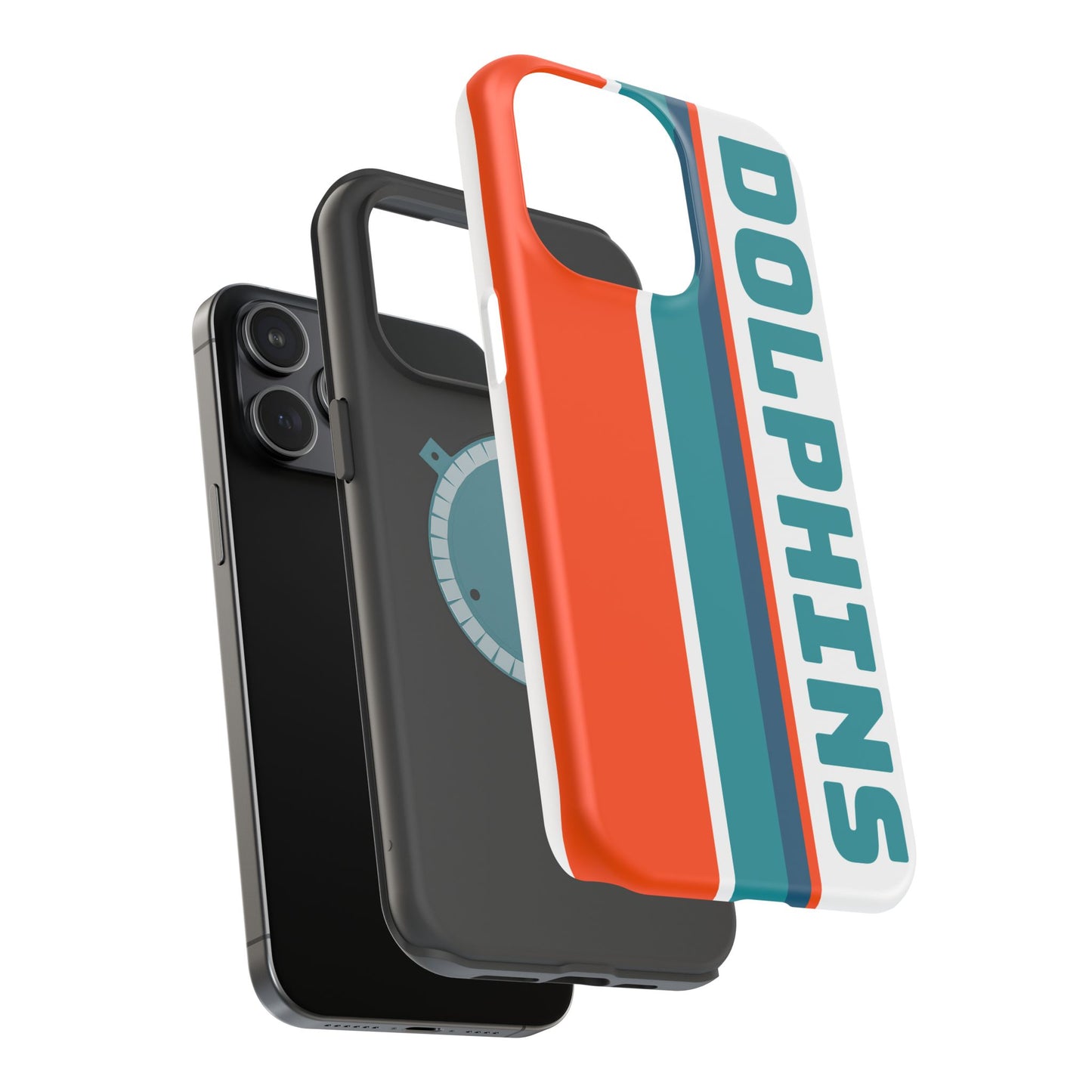 Dolphins Phone Case, Magnetic Phone Case, Retro Phone Case, Matte/Glossy Phone Case