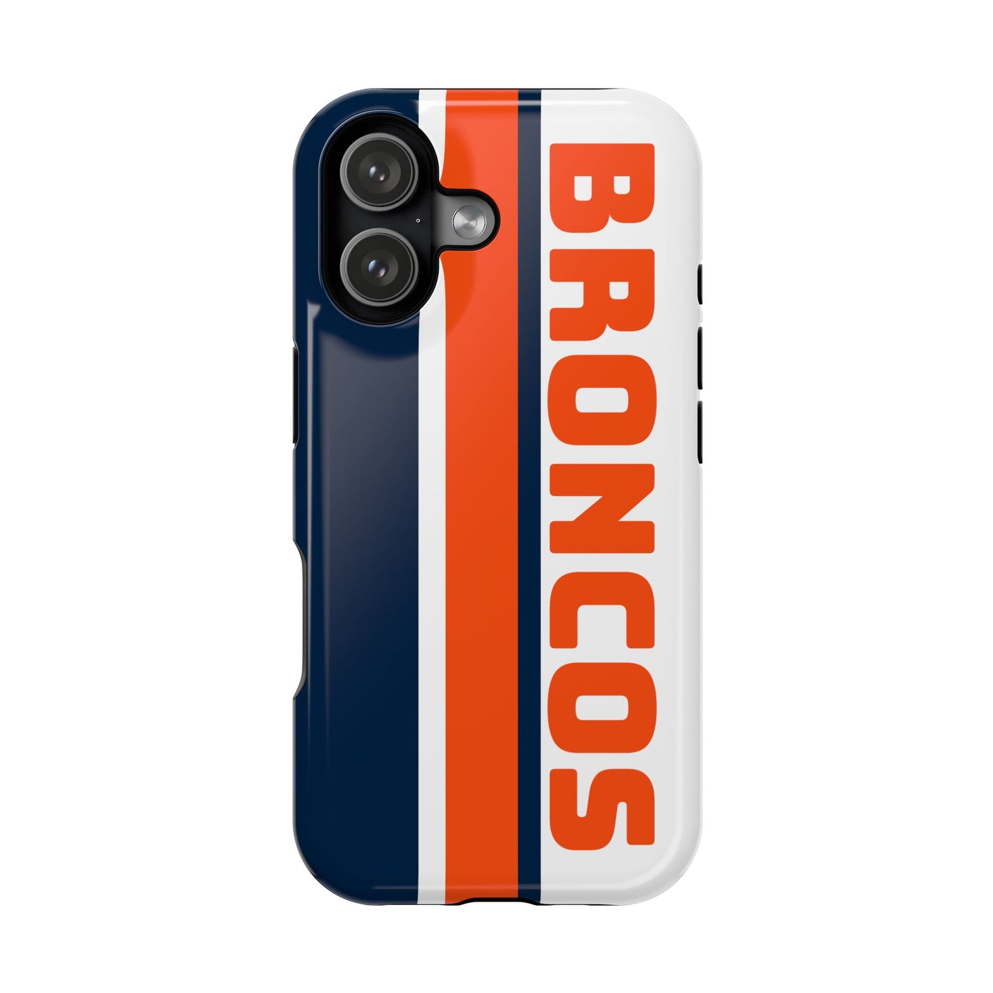 Broncos Phone Case, Magnetic Phone Case, Retro Phone Case, Baseball Case for iPhone or Samsung, Football Gifts