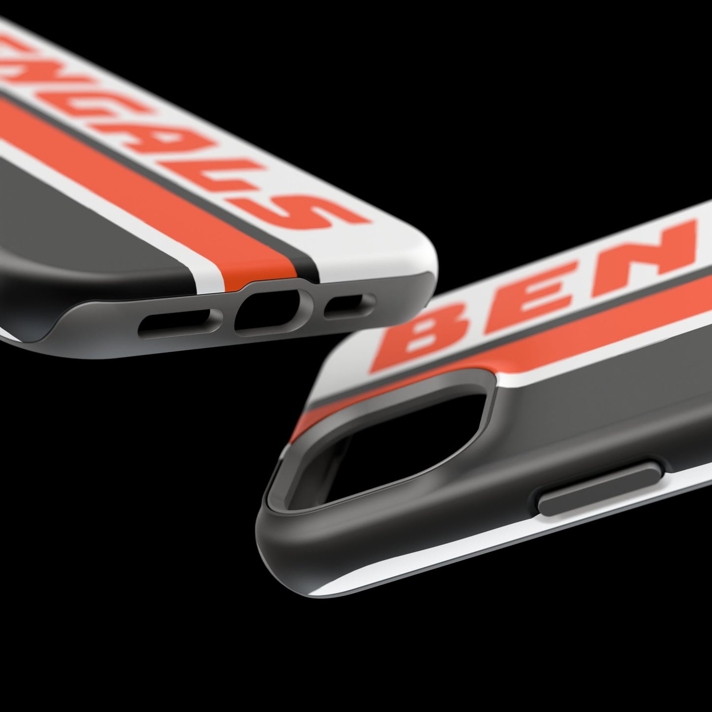 Bengals Phone Case, Magnetic Phone Case, Retro Phone Case, Baseball Case for iPhone or Samsung, Football Gifts