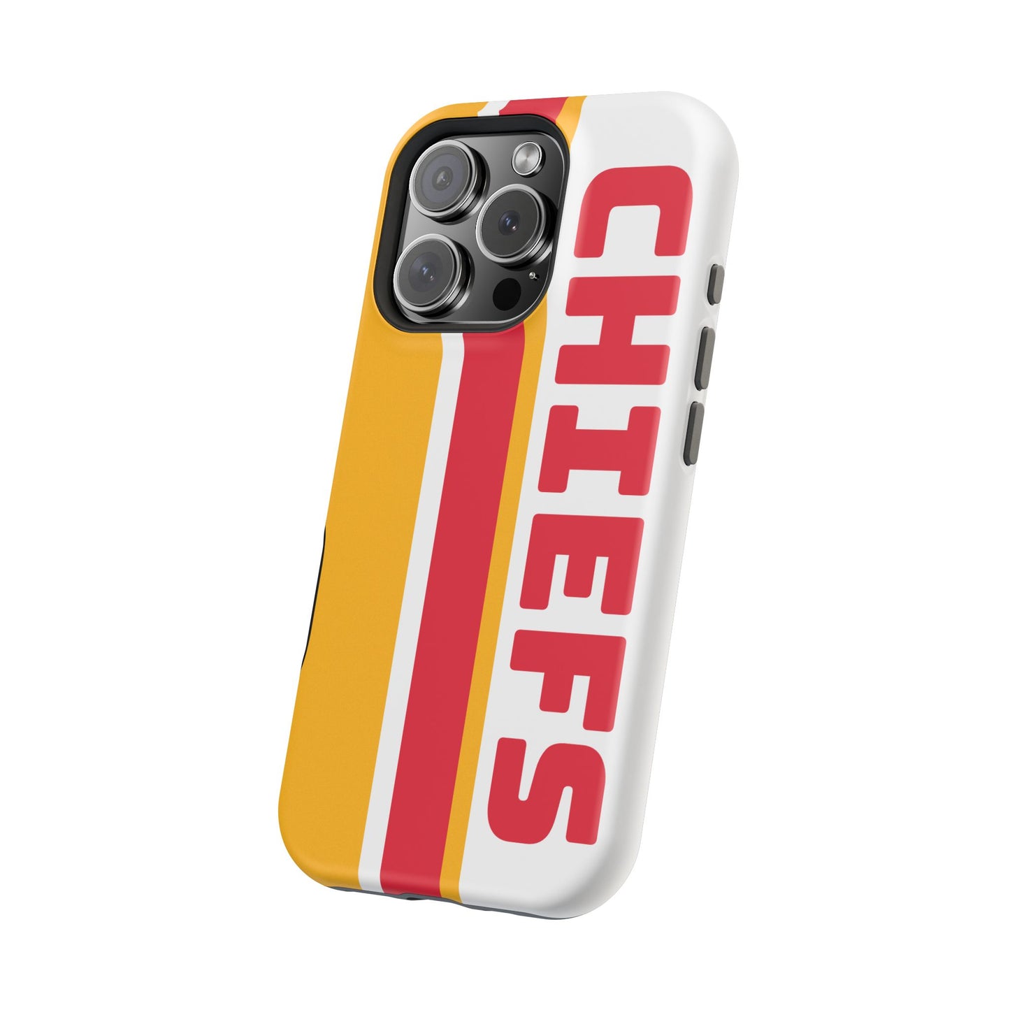 Chiefs Phone Case, Magnetic Phone Case, Retro Phone Case, Baseball Case for iPhone or Samsung, Chiefs Football Gifts