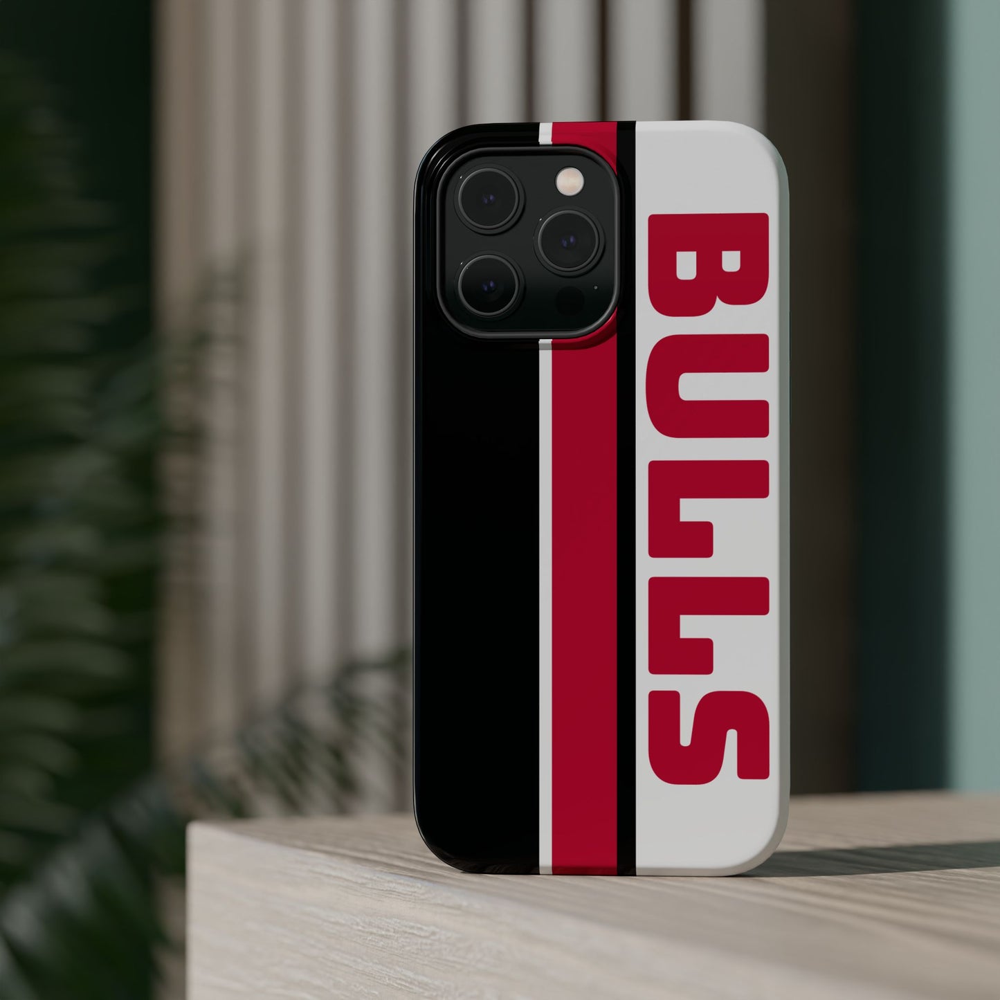 Bulls Phone Case, Magnetic Phone Case, Retro Phone Case