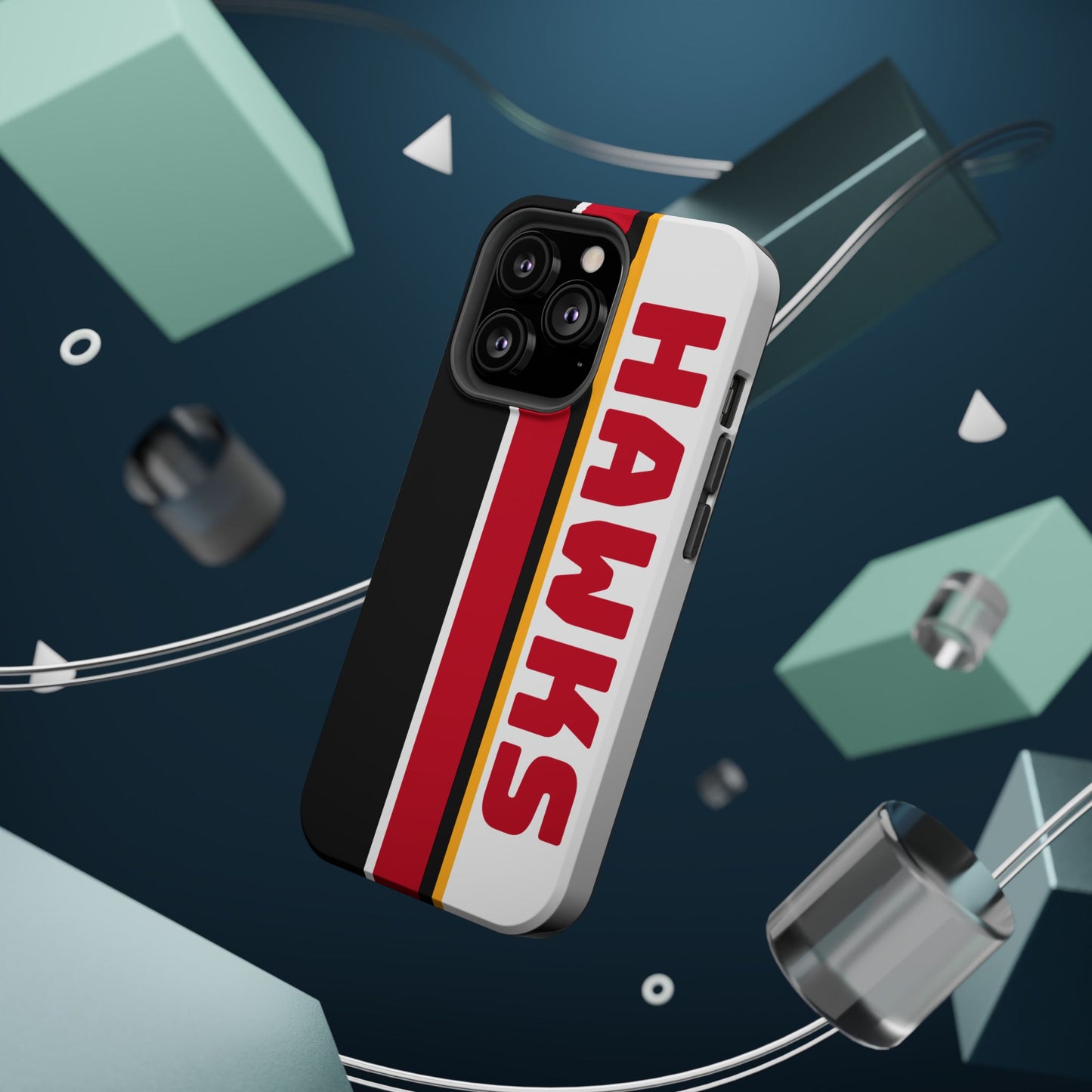 Hawks Phone Case, Magnetic Phone Case, Retro Phone Case