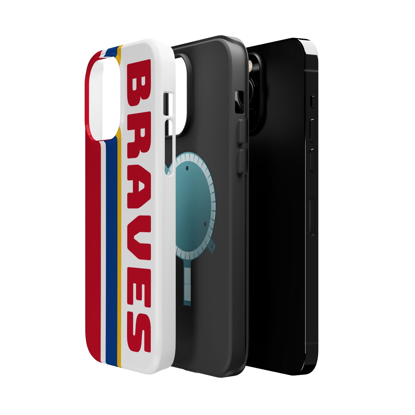 Braves Phone Case, Magnetic Phone Case, Baseball Phone Case, Retro Phone Case