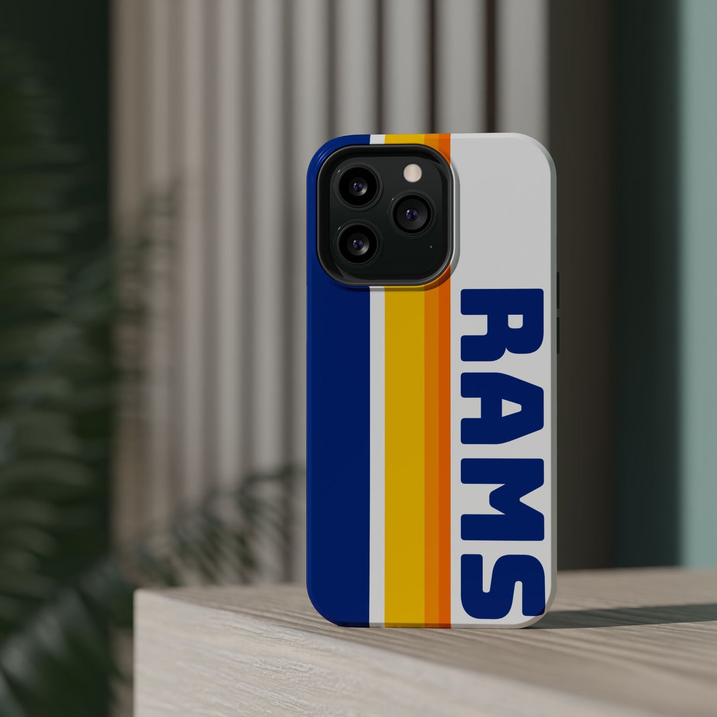 Rams Phone Case, Magnetic Phone Case, Retro Phone Case, Football Case for iPhone or Samsung