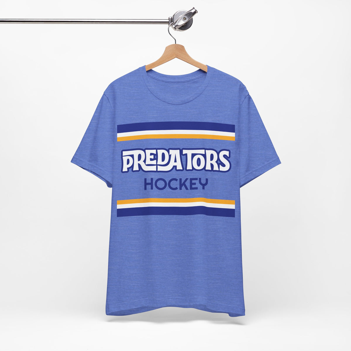 Retro Predators Shirt, Vintage Striped Predators Hockey T-Shirt