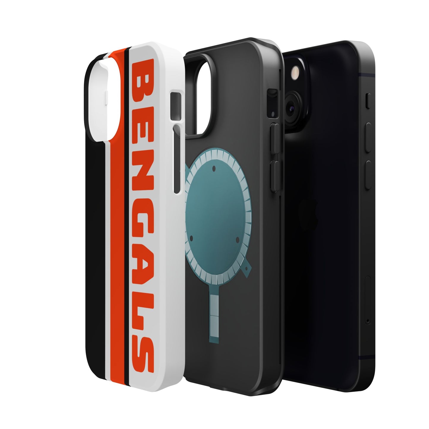 Bengals Phone Case, Magnetic Phone Case, Retro Phone Case, Baseball Case for iPhone or Samsung, Football Gifts