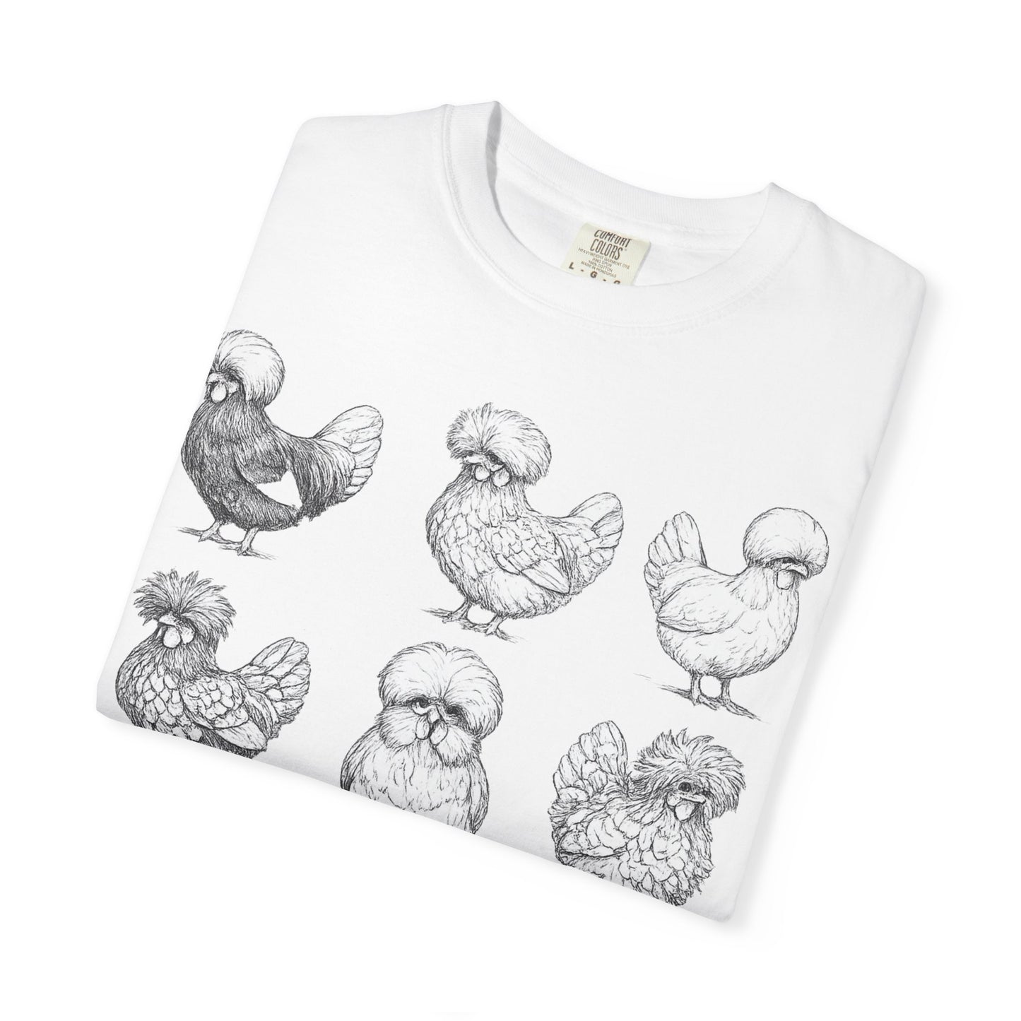 Polish Chicken T-Shirt: Bird Tee, Farm Animal Shirt