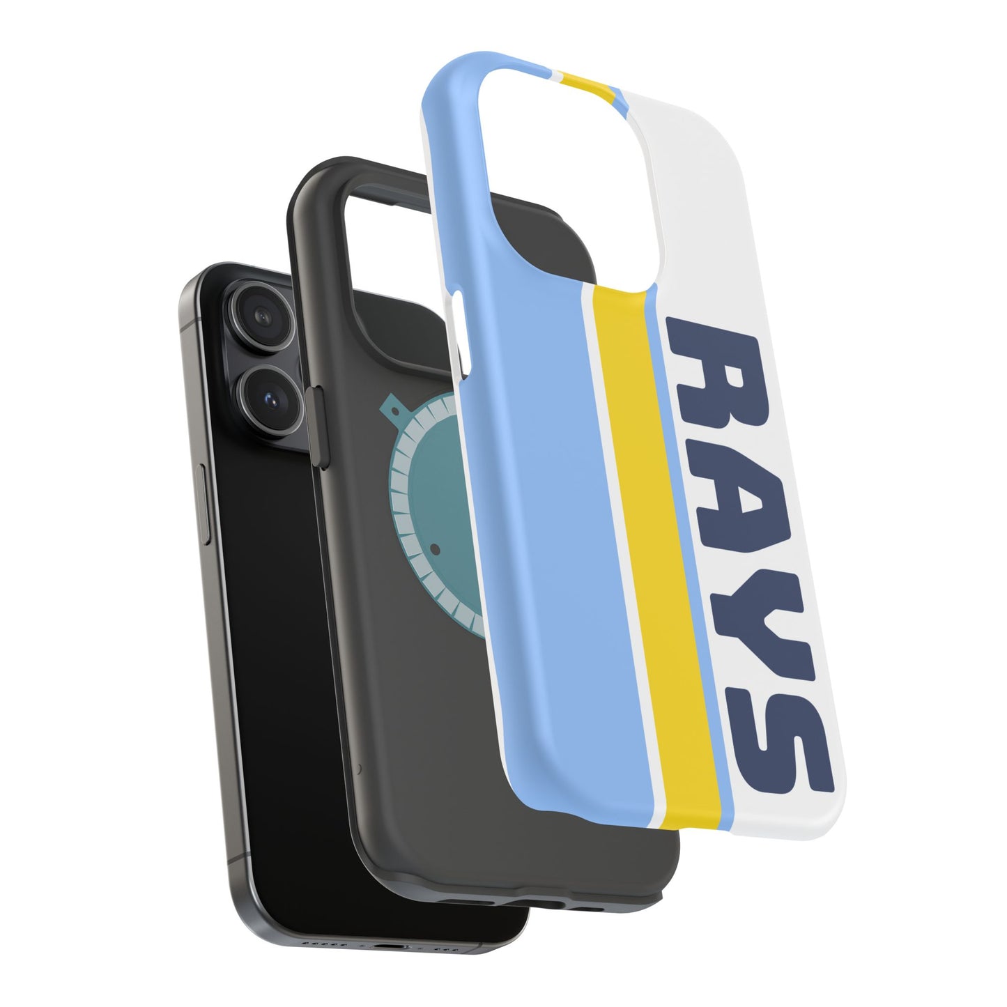 Rays Phone Case, Magnetic Phone Case, Retro Phone Case, Baseball Case for iPhone or Samsung, Rays Baseball Gifts