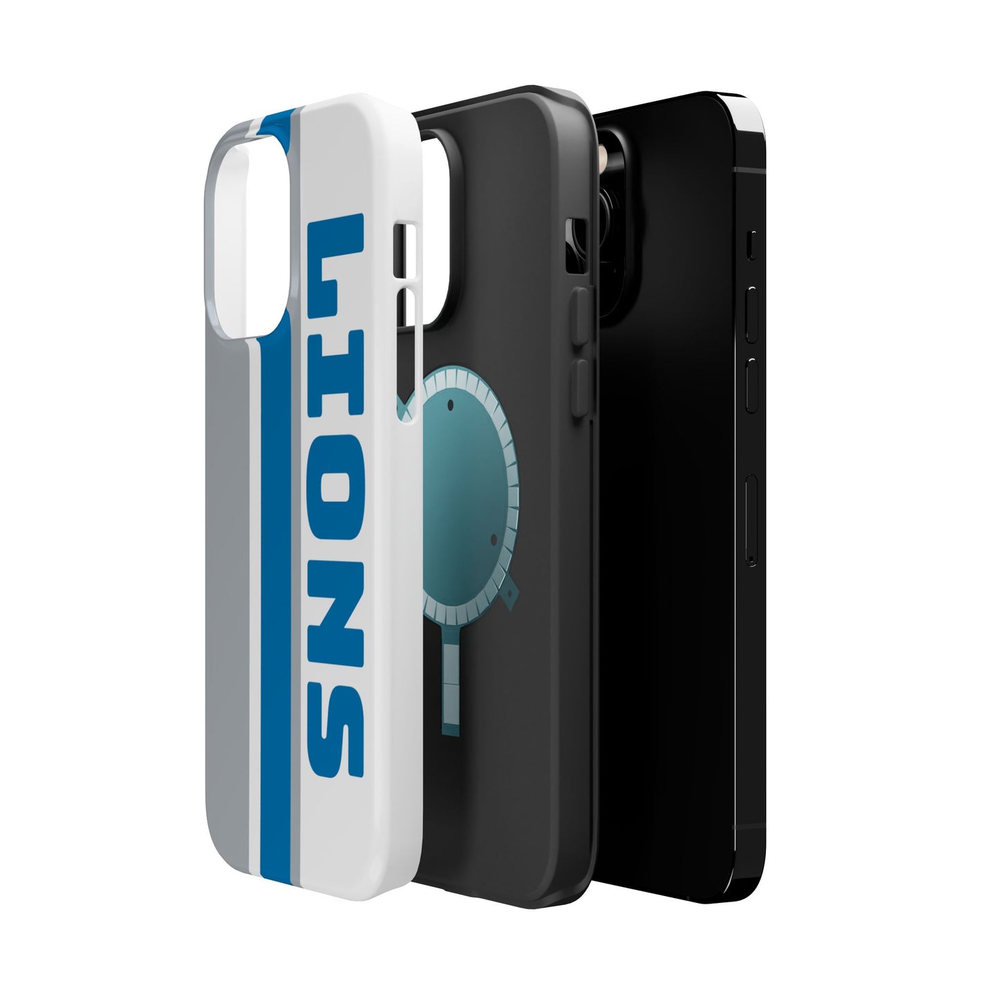 Lions Phone Case, Magnetic Phone Case, Retro Phone Case, Football Gifts