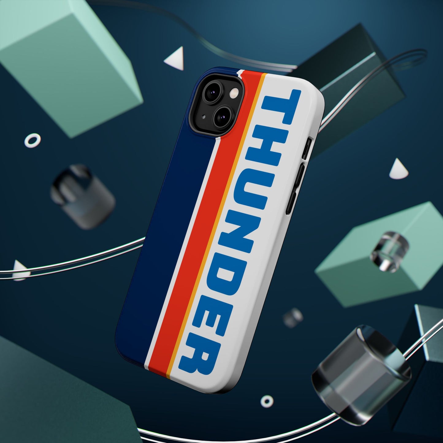 Thunder Phone Case, Magnetic Phone Case, Retro Phone Case, Basketball Gifts