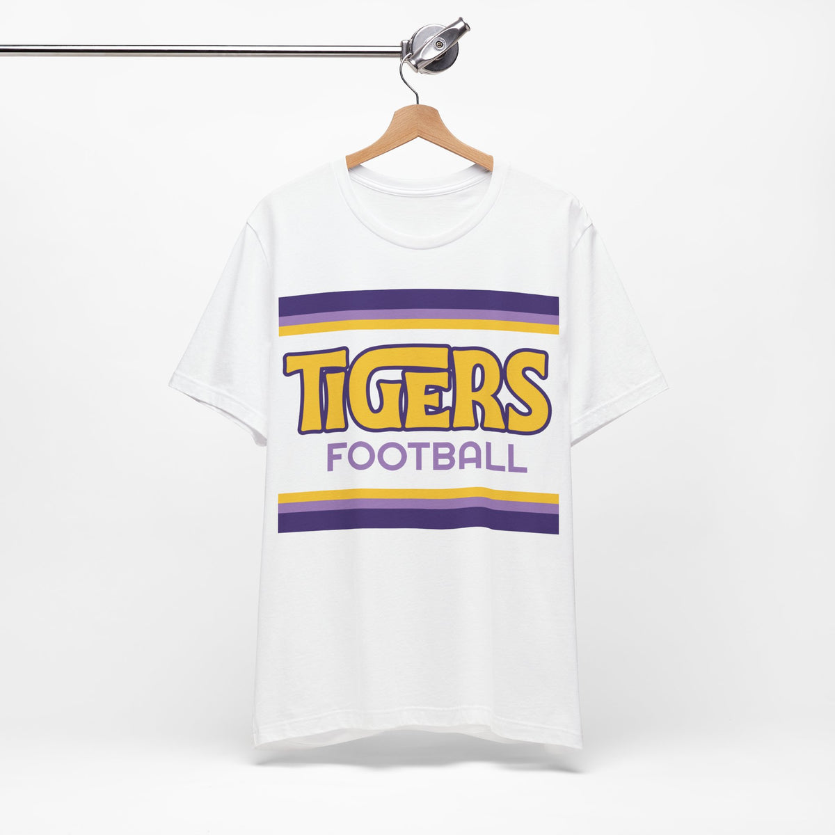 Retro Tigers Shirt, Vintage Striped Tigers T-Shirt