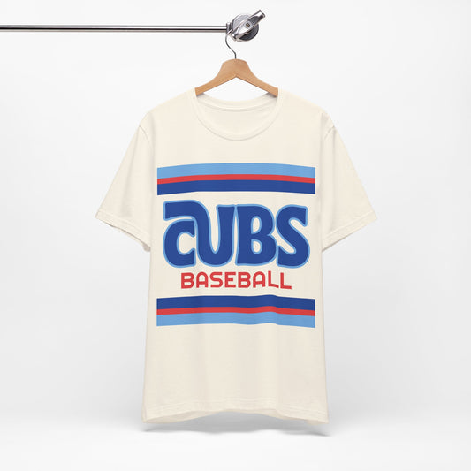 Retro Cubs Shirt, Vintage Striped Cubs T-Shirt