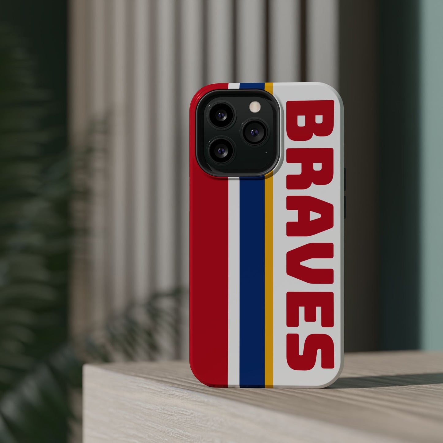 Braves Phone Case, Magnetic Phone Case, Baseball Phone Case, Retro Phone Case