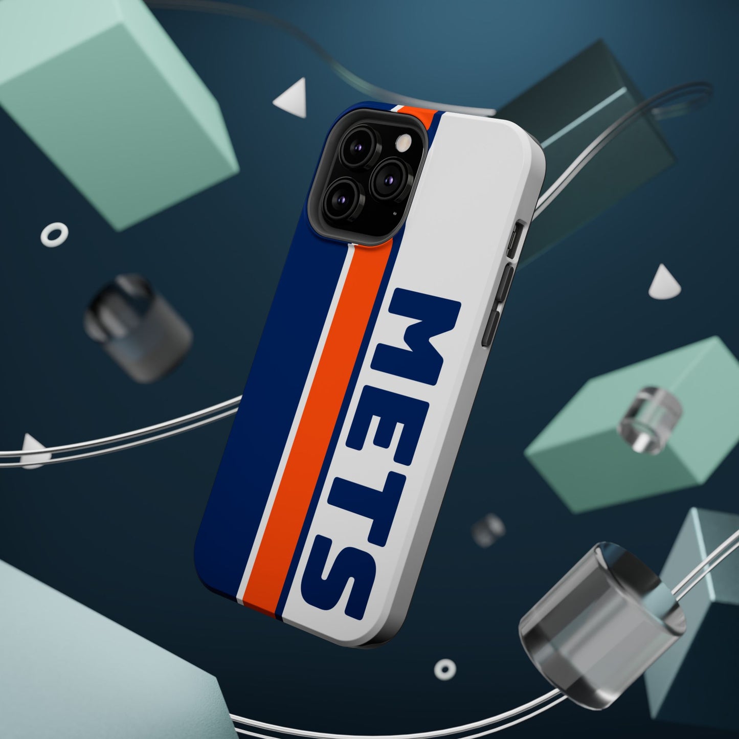 Mets Phone Case, Magnetic Phone Case, Retro Phone Case, Baseball Case for iPhone or Samsung