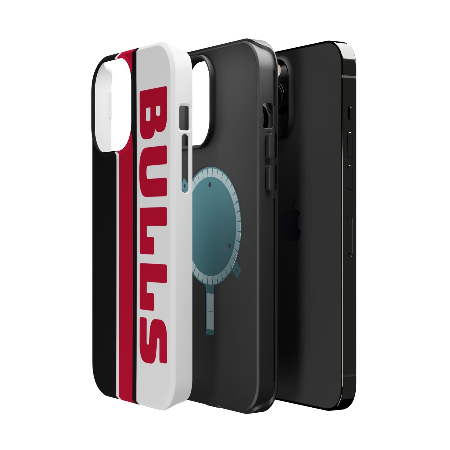 Bulls Phone Case, Magnetic Phone Case, Retro Phone Case