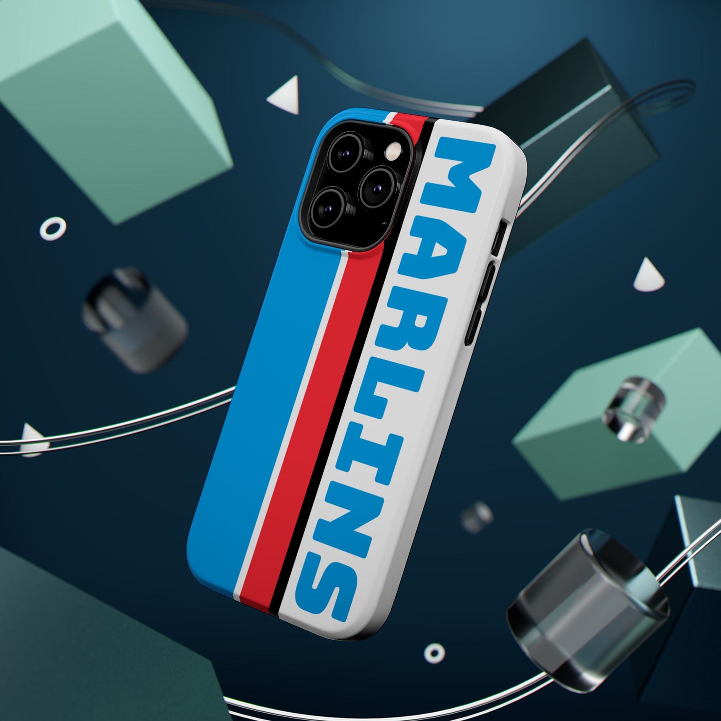 Marlins Phone Case, Magnetic Phone Case, Retro Phone Case, Baseball iPhone or Samsung Case