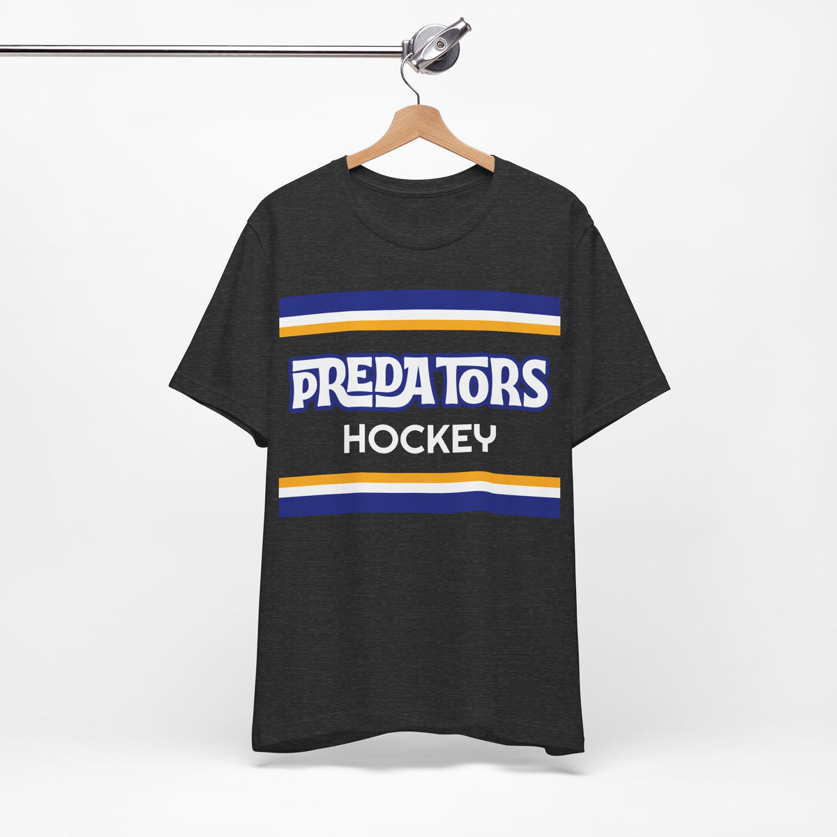 Retro Predators Shirt, Vintage Striped Predators Hockey T-Shirt