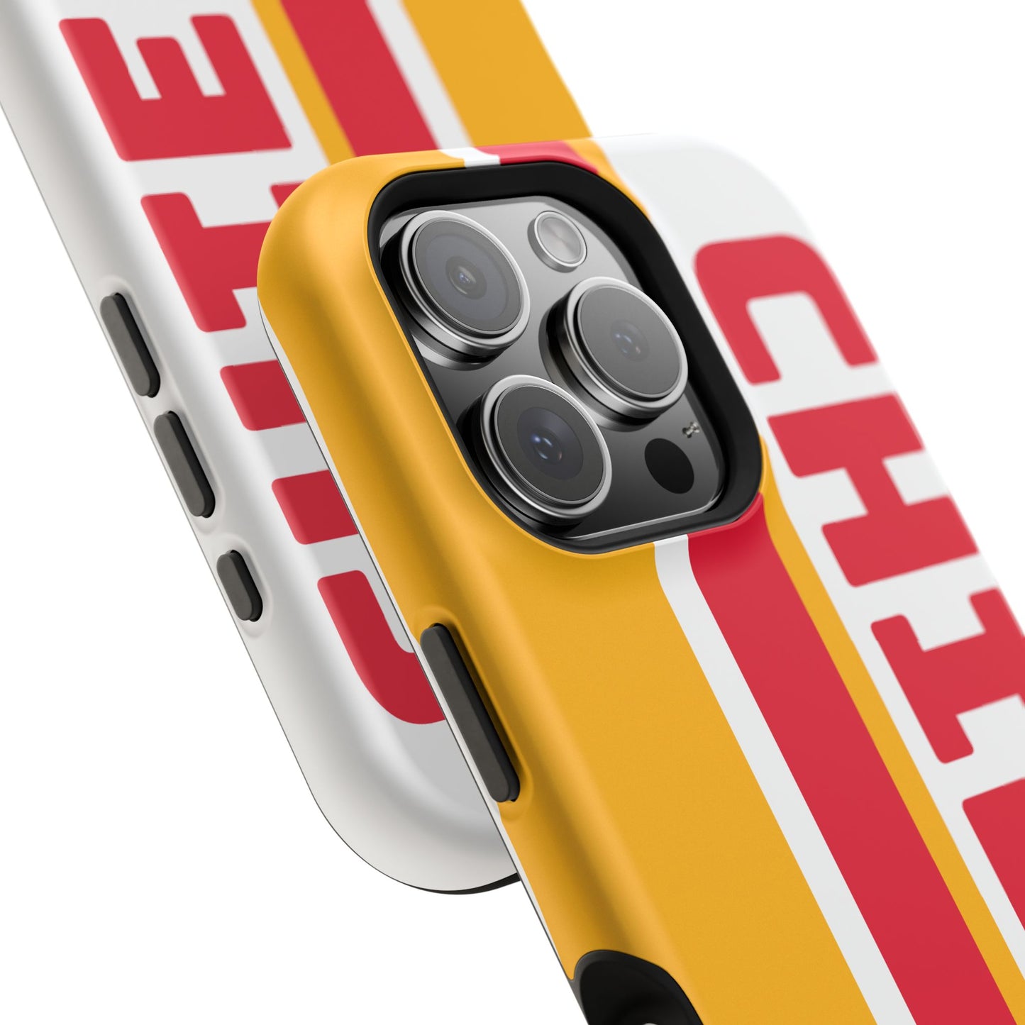 Chiefs Phone Case, Magnetic Phone Case, Retro Phone Case, Baseball Case for iPhone or Samsung, Chiefs Football Gifts