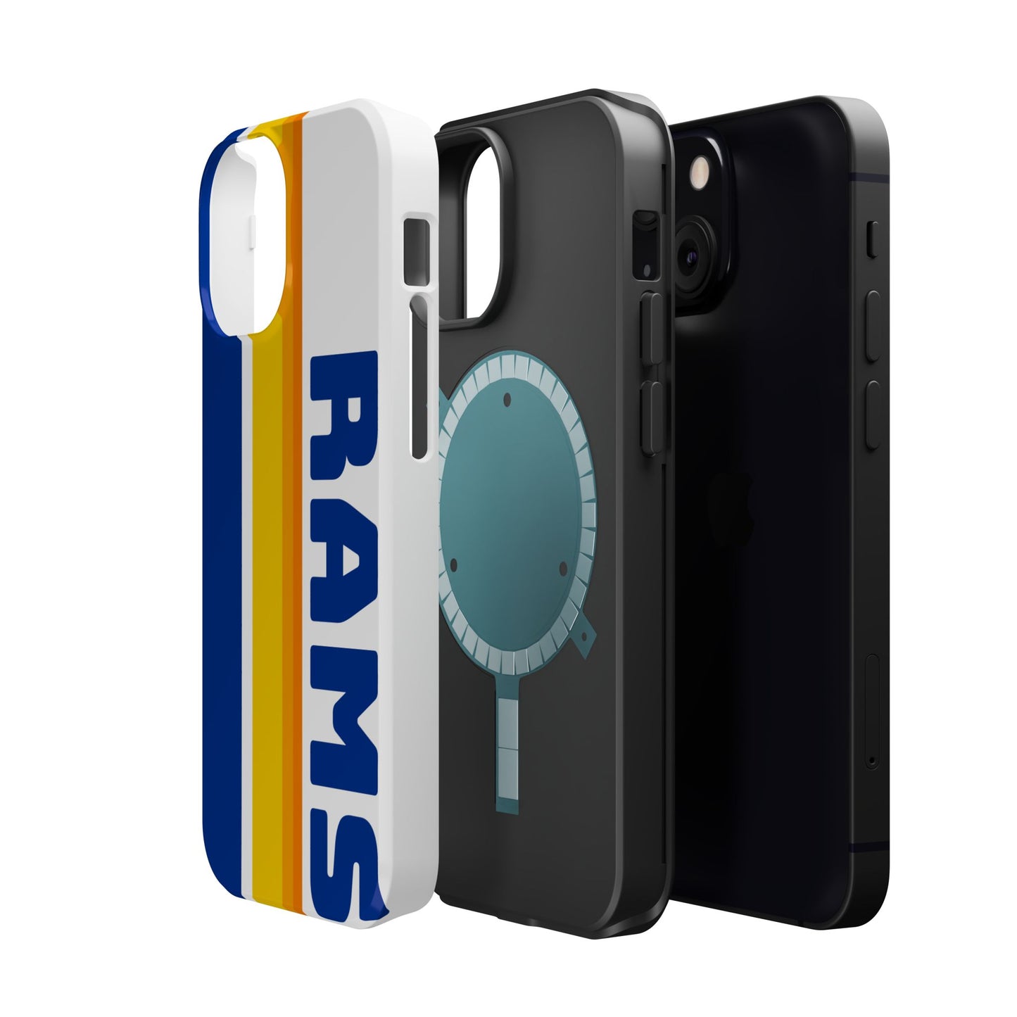 Rams Phone Case, Magnetic Phone Case, Retro Phone Case, Football Case for iPhone or Samsung