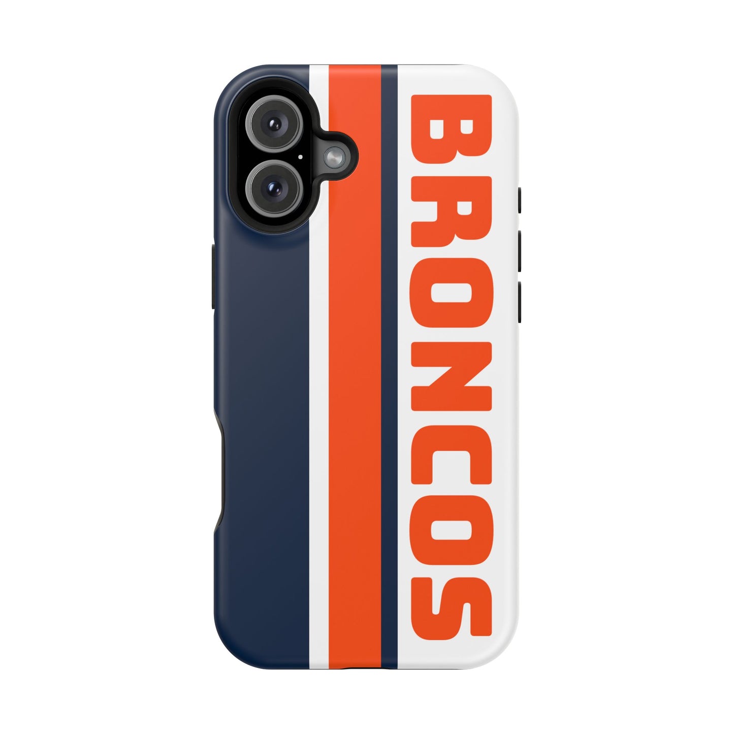 Broncos Phone Case, Magnetic Phone Case, Retro Phone Case, Baseball Case for iPhone or Samsung, Football Gifts