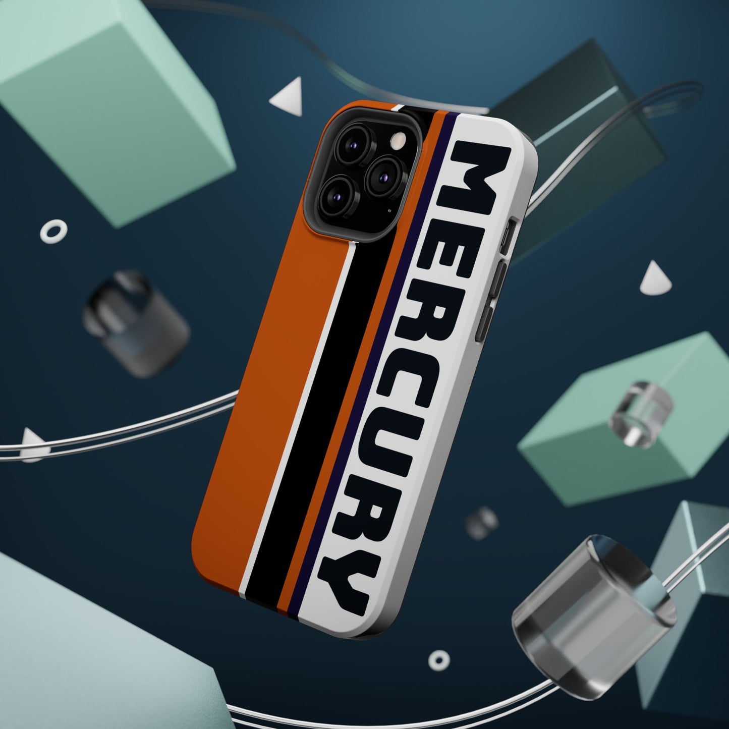 Mercury Phone Case, Magnetic Phone Case, Retro Phone Case, Basketball Gifts