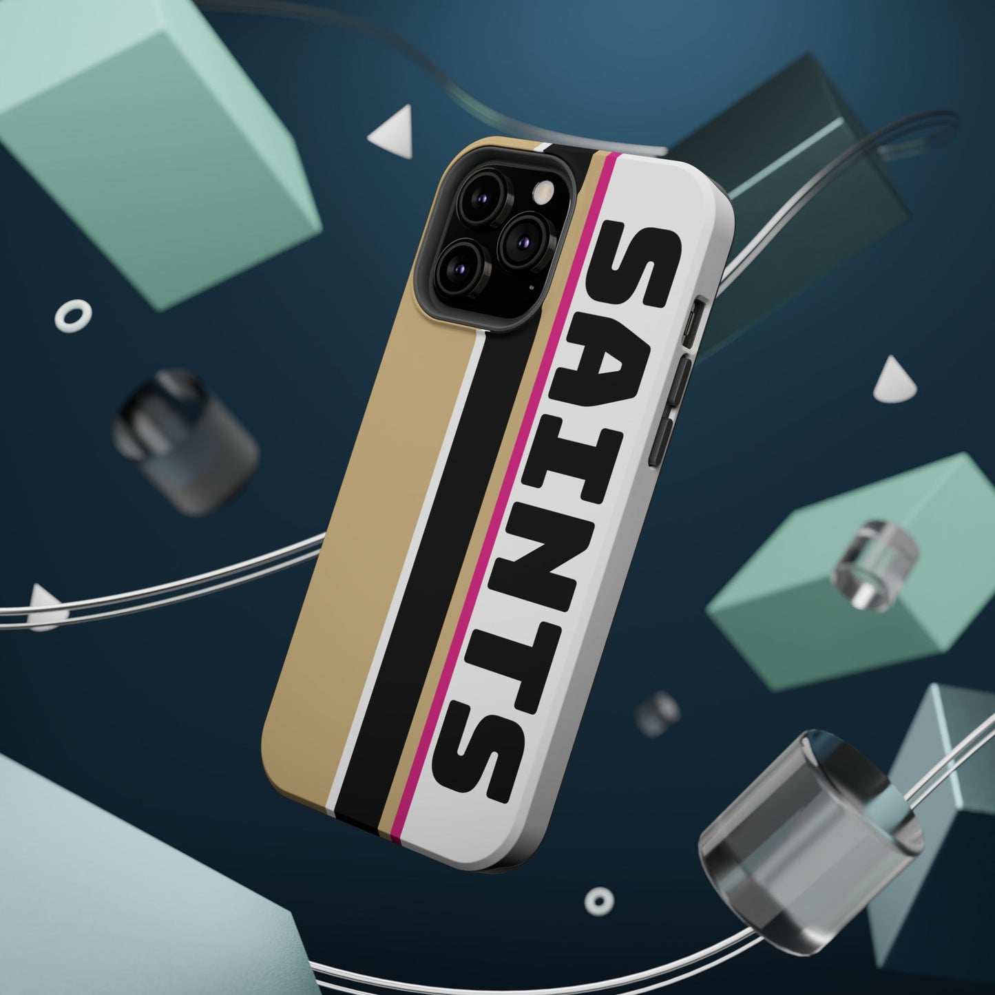 Saints Phone Case, Magnetic Phone Case, Retro Phone Case, Football Gifts