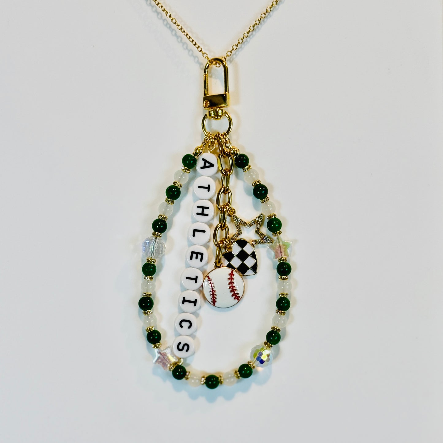 Dodgers Bag Charm, Yankees Bag Charm, Cubs Bag Charm, Red Sox Bag Charm, Mariners Bag Charm