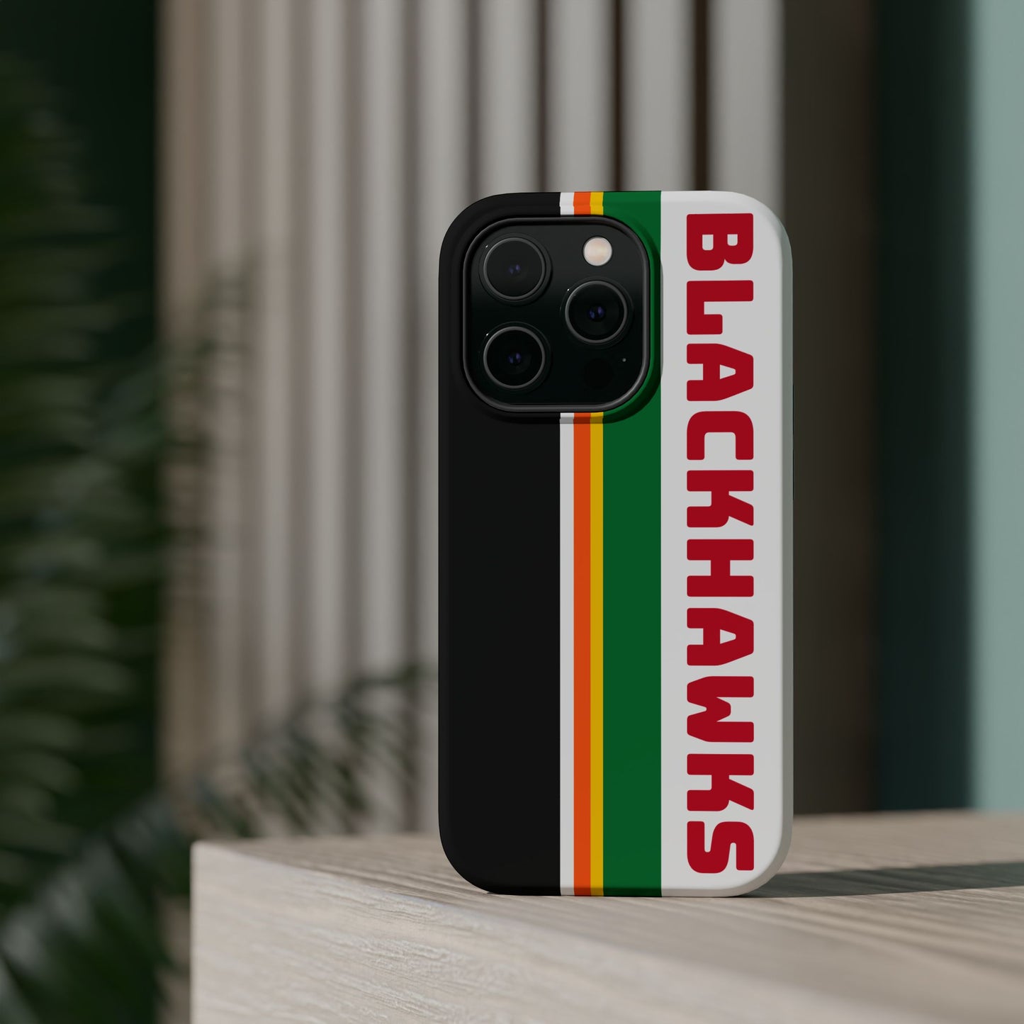 Blackhawks Phone Case, Magnetic Phone Case, Hockey Phone Case, Retro Phone Case
