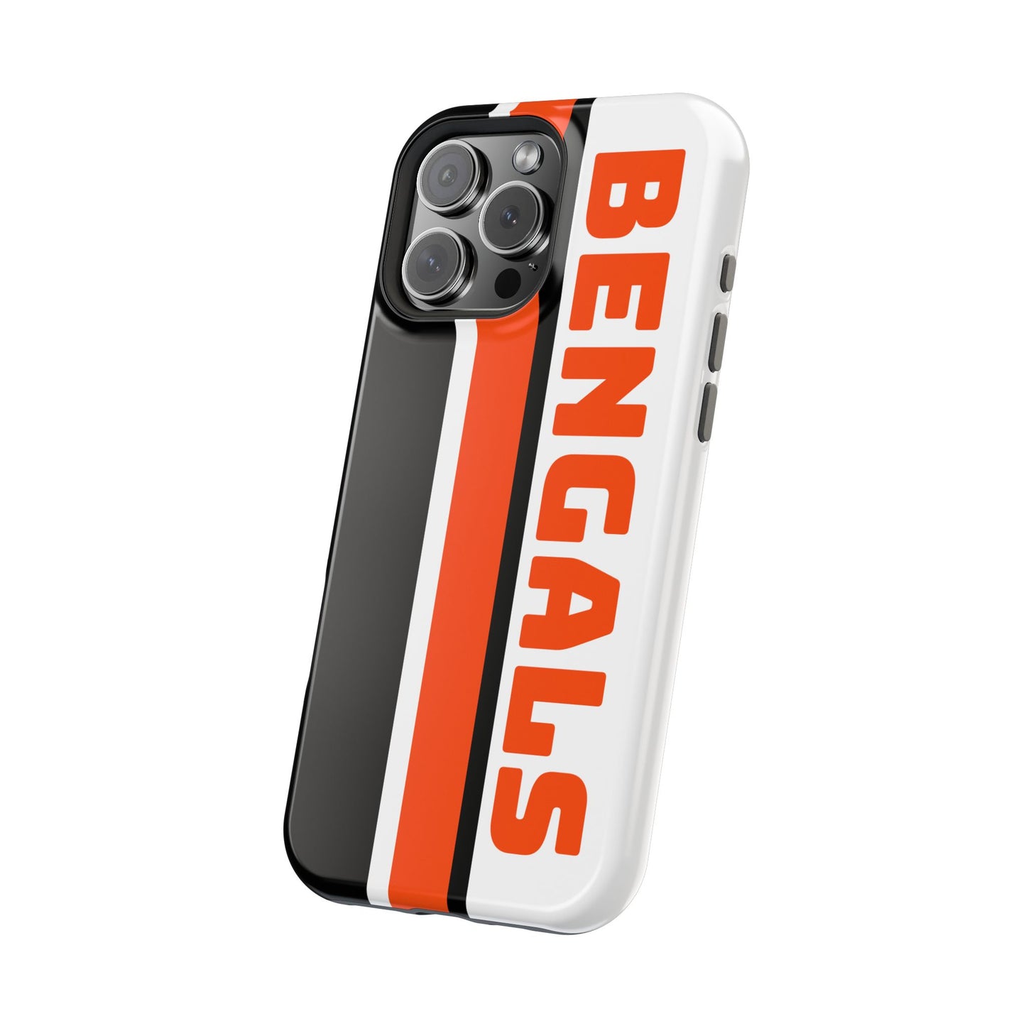 Bengals Phone Case, Magnetic Phone Case, Retro Phone Case, Baseball Case for iPhone or Samsung, Football Gifts