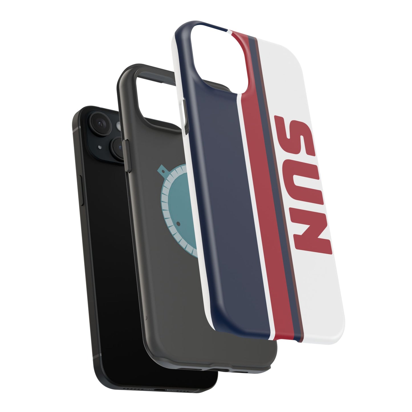 Sun Phone Case, Magnetic Phone Case, Retro Phone Case, Matte/Glossy Phone Case