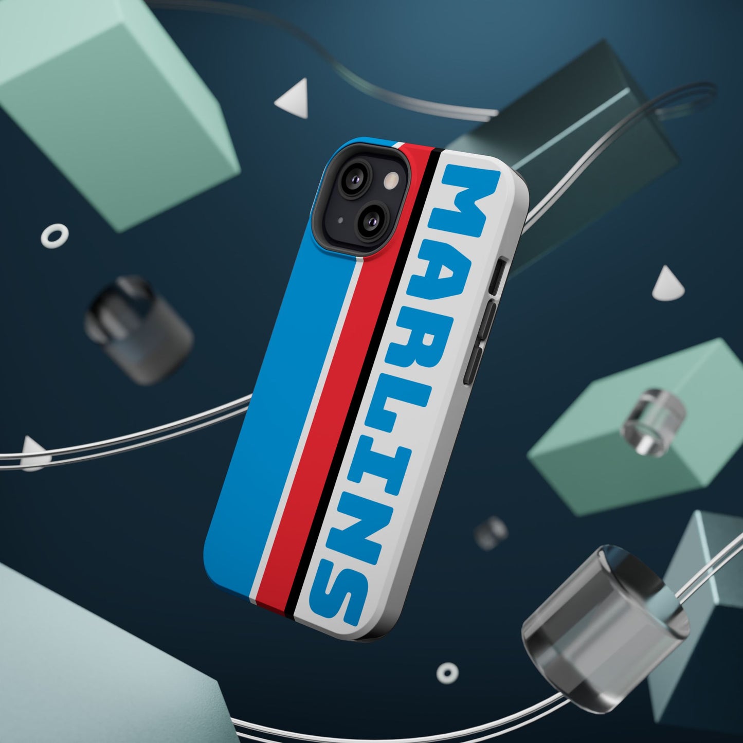 Marlins Phone Case, Magnetic Phone Case, Retro Phone Case, Baseball iPhone or Samsung Case