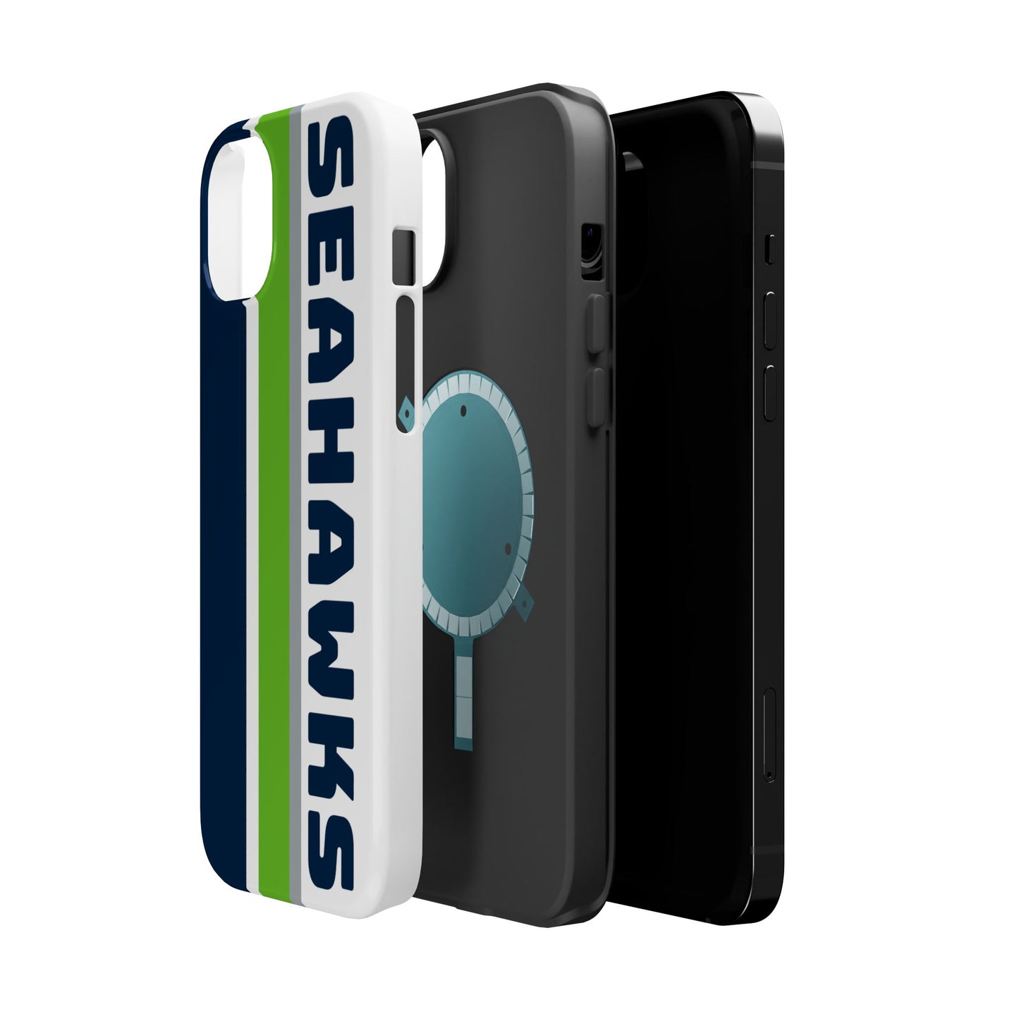 Seahawks Phone Case, Magnetic Phone Case, Retro Phone Case, Football Case for iPhone or Samsung