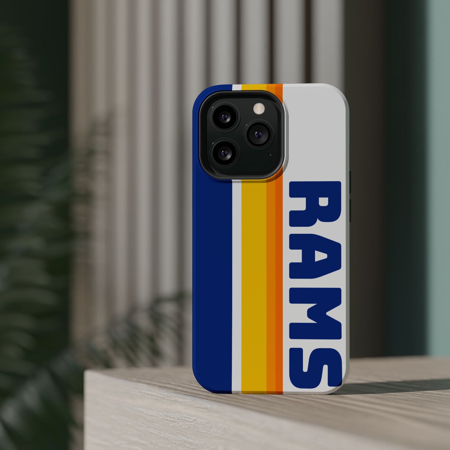Rams Phone Case, Magnetic Phone Case, Retro Phone Case, Football Case for iPhone or Samsung