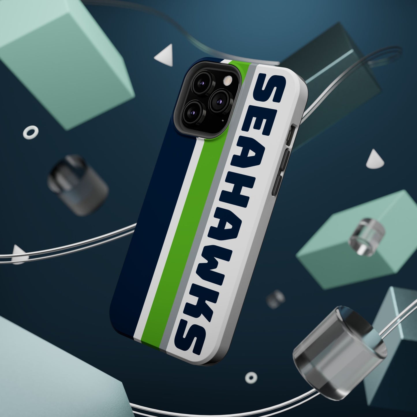Seahawks Phone Case, Magnetic Phone Case, Retro Phone Case, Football Case for iPhone or Samsung