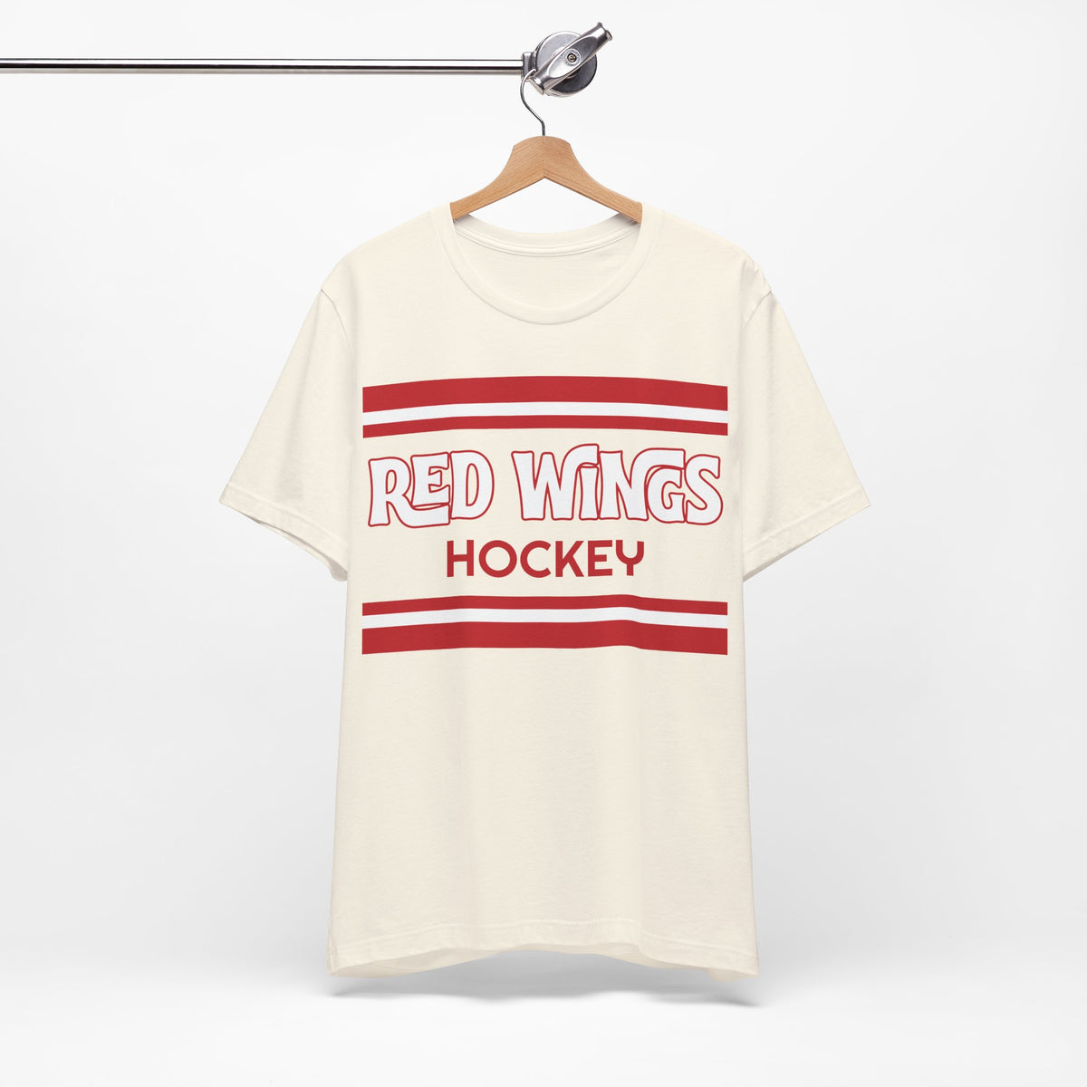 Retro Red Wings Shirt, Vintage Striped Red Wings T-Shirt