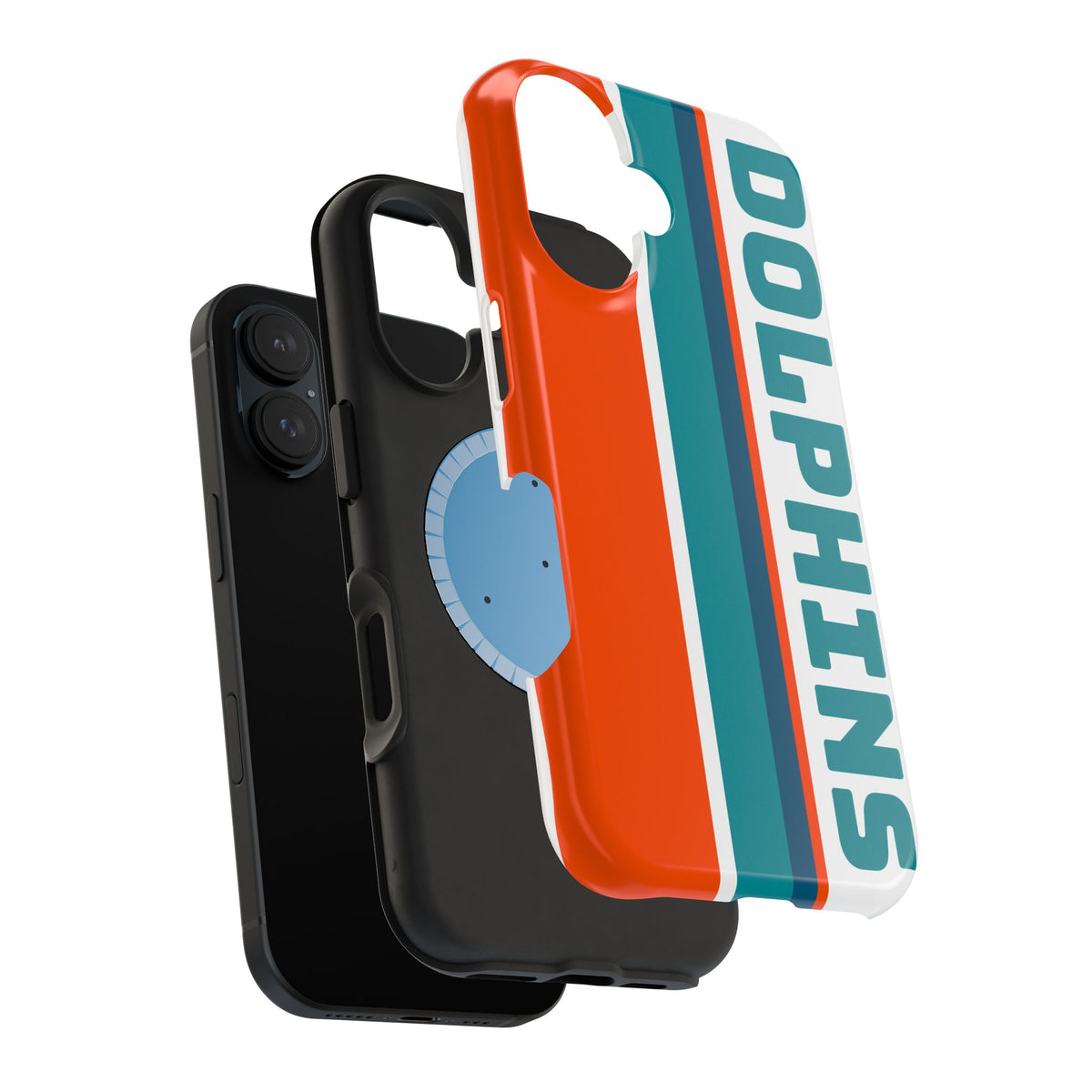 Dolphins Phone Case, Magnetic Phone Case, Retro Phone Case, Matte/Glossy Phone Case