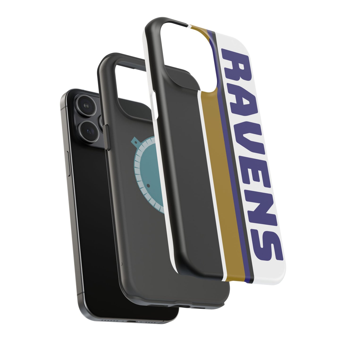 Ravens Phone Case, Magnetic Phone Case, Retro Phone Case, Football Gifts