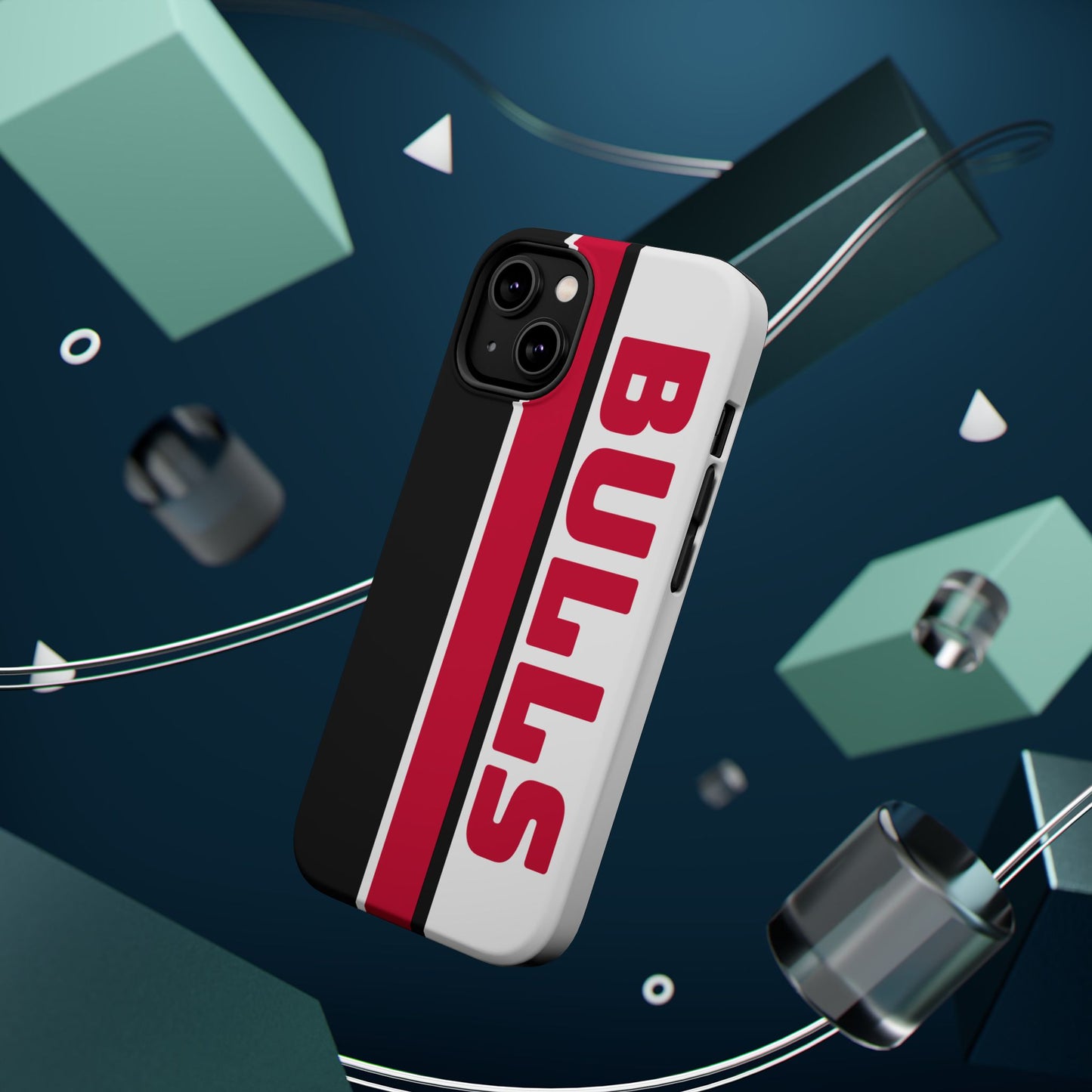 Bulls Phone Case, Magnetic Phone Case, Retro Phone Case