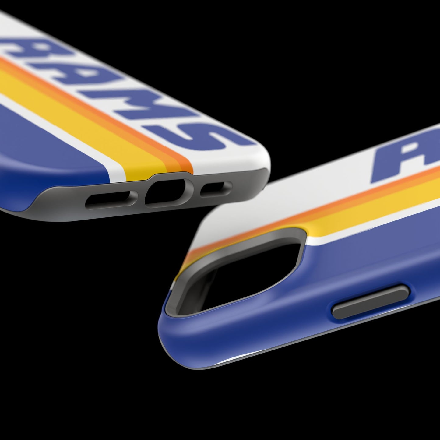 Rams Phone Case, Magnetic Phone Case, Retro Phone Case, Football Case for iPhone or Samsung