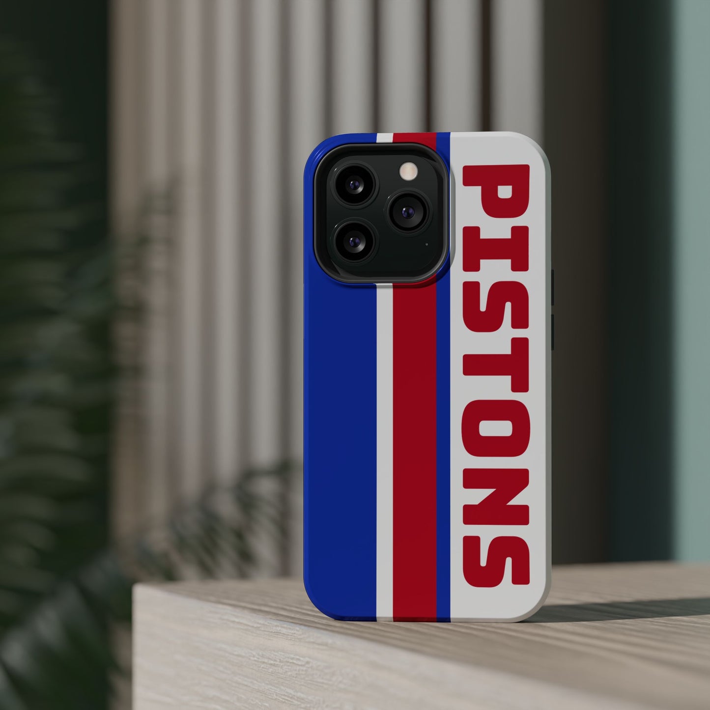 Pistons Phone Case, Magnetic Phone Case, Retro Phone Case, Basketball Gifts