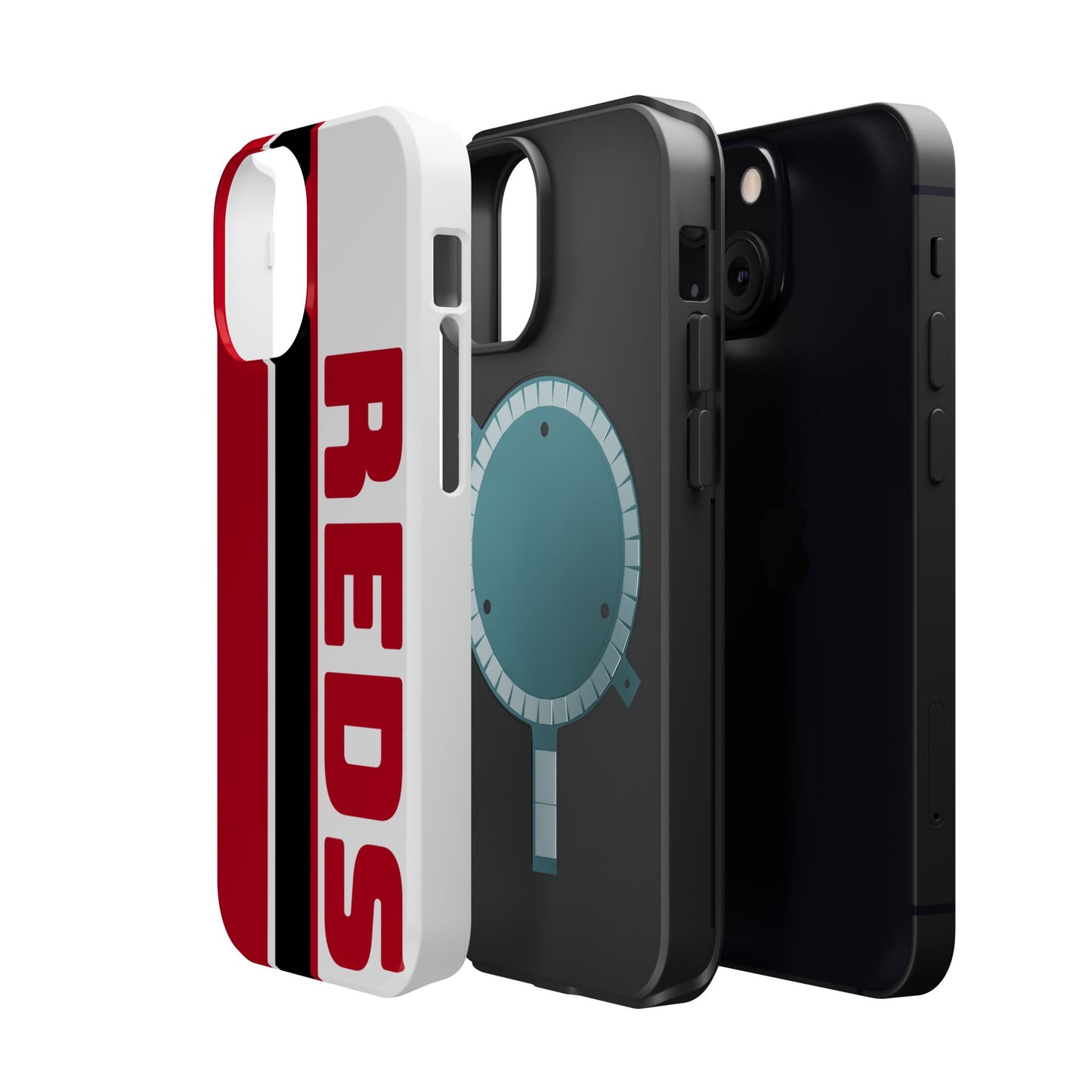 Reds Phone Case, Magnetic Phone Case, Retro Phone Case, Baseball Case for iPhone or Samsung, Reds Baseball Case