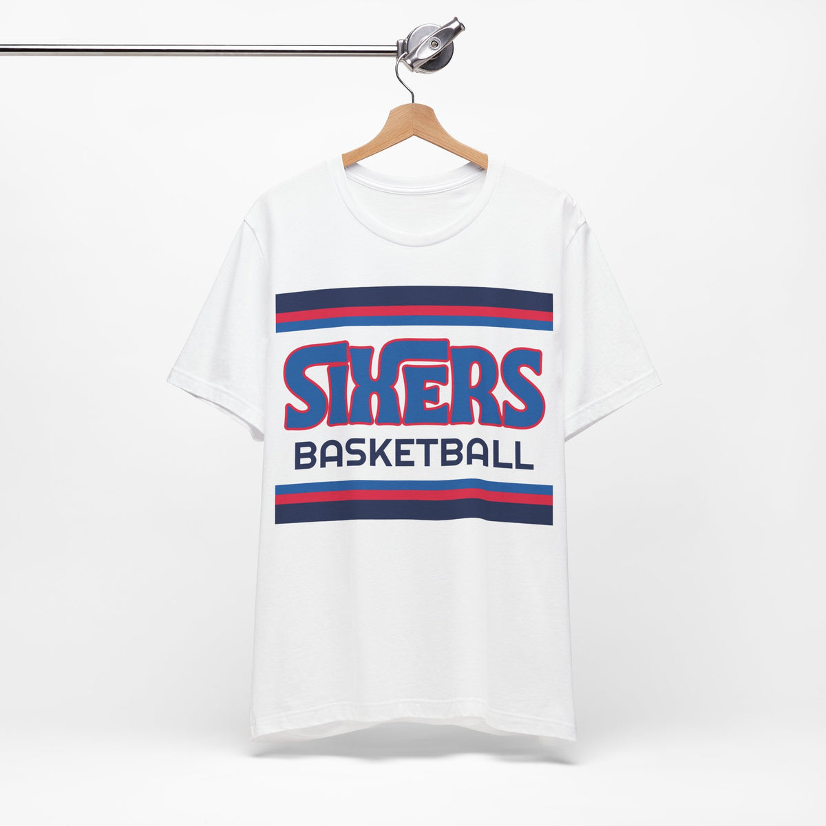 Retro Sixers Shirt, Vintage Striped Sixers T-Shirt
