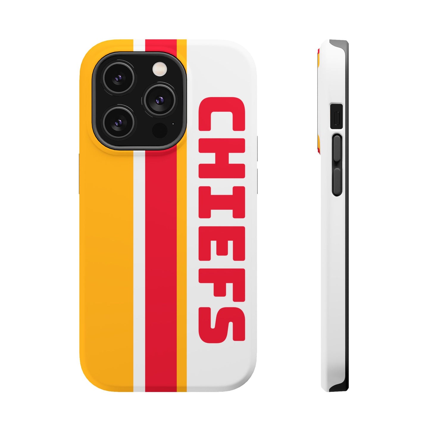 Chiefs Phone Case, Magnetic Phone Case, Retro Phone Case, Baseball Case for iPhone or Samsung, Chiefs Football Gifts