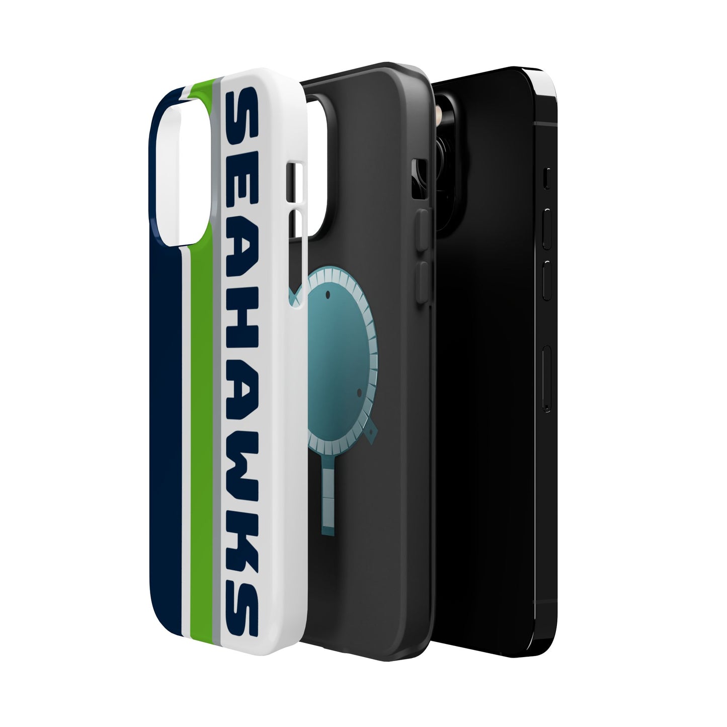 Seahawks Phone Case, Magnetic Phone Case, Retro Phone Case, Football Case for iPhone or Samsung
