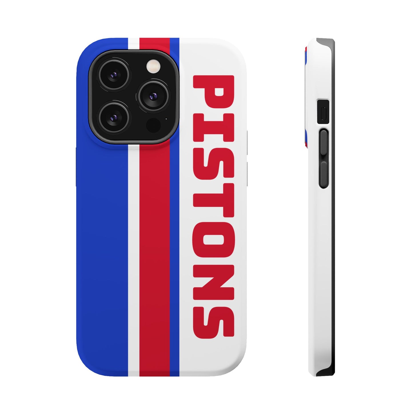 Pistons Phone Case, Magnetic Phone Case, Retro Phone Case, Basketball Gifts