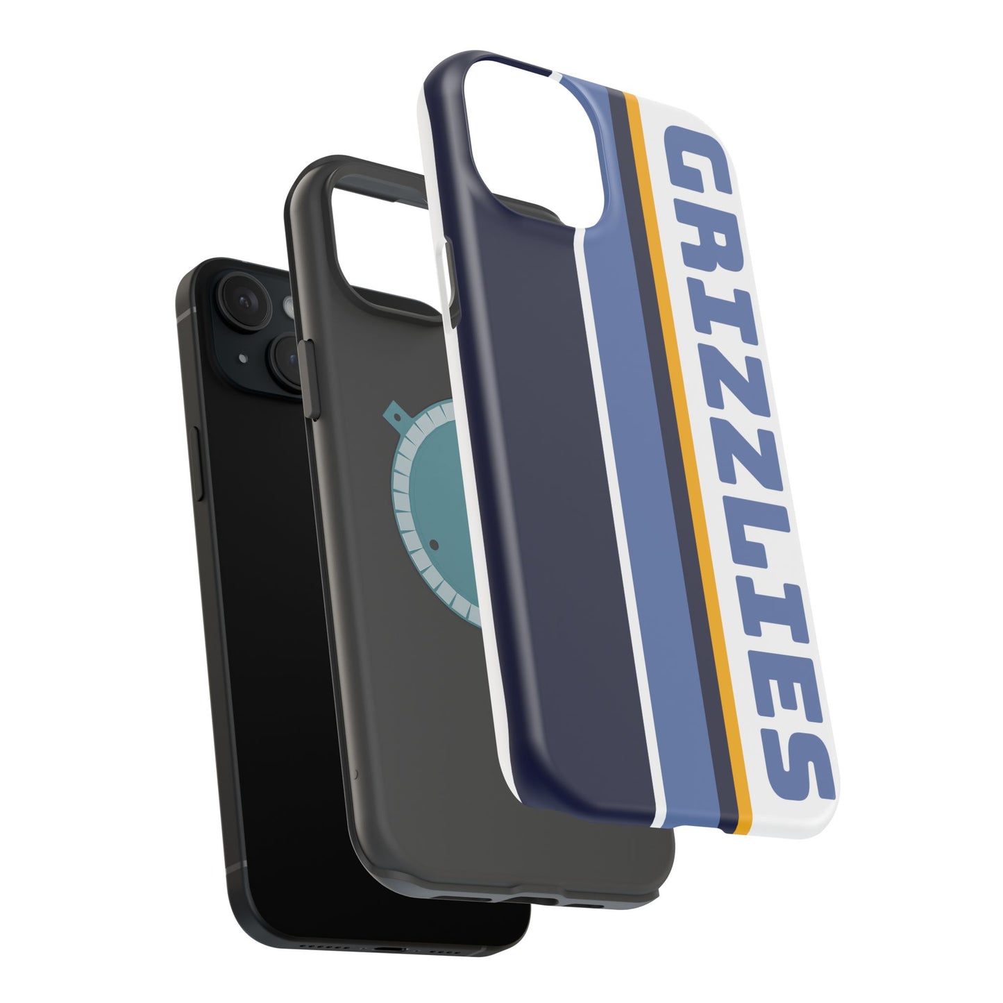 Grizzlies Phone Case, Magnetic Phone Case, Retro Phone Case