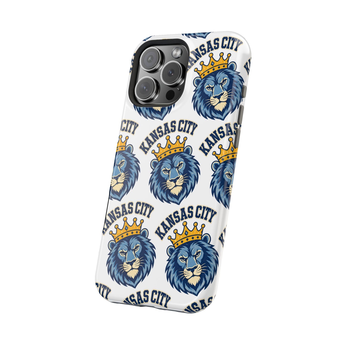 Lion Royals Pattern Phone Case, Magnetic Phone Case, Baseball Phone Case, Retro Phone Case
